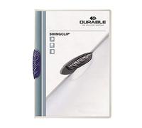 Durable 226007 - Swingclip Report Folder 30 Shts A4 Blu 226007 (PK25)