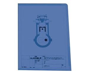 Durable 233906 DIN A4 Plastic Envelope - Blue (Pack of 50)