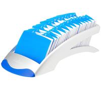 Durable 241223 TelIndex Desk address File (500 Index Cards) 1 Piece Silver Addre