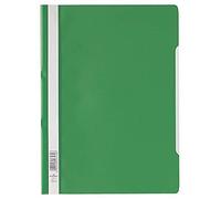 Durable 252305 Clear View Folder-Report File A4 PP, Green - Pack of 25