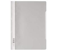 Durable 252310 Clear View Folder-Report File A4 PP, Grey - Pack of 25