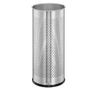 Durable 28.5 Litre Stainless Steel Round Umbrella Stand - Silver
