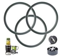 Durable 3 Pcs Silicone Replacement Seal Rings - Premium Blender Gasket Seals, Ideal Nutribullet Spare Parts