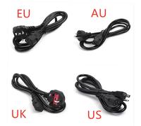 Durable 3-Prong 1.2m EU US AU UK 4Standards AC Power Supply Adapter Cord Cable Lead Charging Line Wires For PC Laptop US-PLUG 3pin