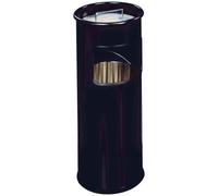 Durable 333001 Garbage bin 17 l Black with ashtray 305x302x687 mm