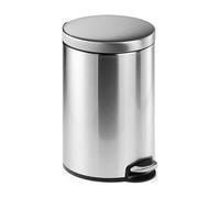 Durable 340123 waste paper basket black plastic sturdy design