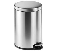 Durable 340223 waste paper basket silver 20L paper bin