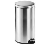 Durable 340323 Waste paper basket 30l Silver Stainless steel 290x655mm