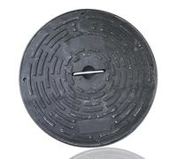 Durable 35cm Round Manhole Cover Easy-to-Install PVC Drainage Access Lid Reliable Sewer Inspection Cap for Inspection Chambers Strong Pipeline Protection