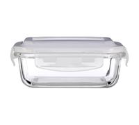 Durable 370 Ml Glass Container, Borosilicate Glass Food Organizer, Airtight Storage Container For Kitchen