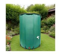 Durable 380L Folding Rainwater Harvesting Barrel - Eco-Friendly Green Water Collector for Gardens & Homes Long-Term Outdoor Water Storage Solution