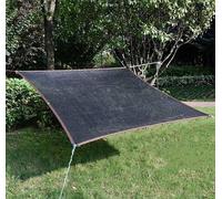Durable 3x4m UV-Resistant Shade Sail Canopy - Heavy-Duty Anti-Rip Outdoor Patio Sun Shade Fabric for Garden Balcony Terrace Deck | Black 5x8m Option Available