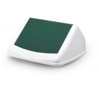 Durable 40L Square Flip Swing Lid Green - Strong Recycling Bin Lid - Durabin