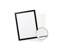 Durable 496801 Duraframe Grip, Hook and Look Magnetic Display Frame, A4 - Black, Pack of 1