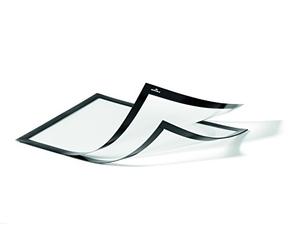 Durable 498501 Duraframe Magnetic Plus, Magnetic Display Frame, A4 - Black, Pack of 2