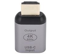 Durable 4K 60Hz Type C Female to HD Multimedia Interface Male Adapter for Live Video Streaming in Mirror and Extend Mode for Business Trips with Aluminum Alloy Body (#2)