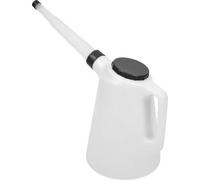Durable 5 Litre Oil Container With Lid And Flexible Spout For Safe Liquid Handling