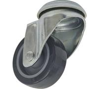 Durable 50mm Swivel Bolt Hole Castor Wheel With 19mm Tread For Heavy Loads