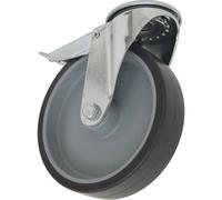Durable 50mm Thermoplastic Swivel Castor Wheel With Total Lock And 20mm Tread Width