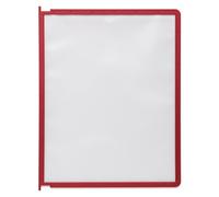 Durable 558203 Display Panel Sherpa Panel Pin A4, 5-Piece, Red