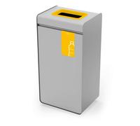 Durable 55L Plastic Waste Bin | Sheet Steel Recycling Separation Bin | DURASORT®