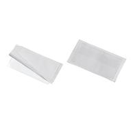Durable 57 x 90 mm Pocketfix Plus Pocket for Business Card - Transparent (Pack of 10)