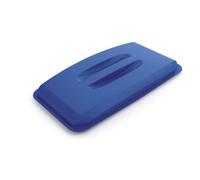 Durable 60L Bin Lid Blue | Rectangular Recycling Bin Lid | Food Safe | DURABIN
