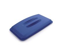 Durable 60L Bin Lid Blue | Rectangular Recycling Bin Lid | Food Safe | DURABIN