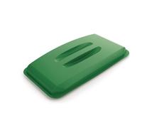 Durable 60L Bin Lid Green | Rectangular Recycling Bin Lid | Food Safe | DURABIN
