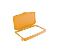 Durable DURABIN 60 Hinged Lid - Designed for DURABIN 60 Recycling Waste Bin - Yellow - Food Safe - Easy to Attach and Use