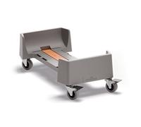 Durable 60L Linkable Bin Trolley - Robust Modular Waste Trolley For Durabin Bins, Grey