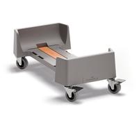 Durable 60L Linkable Bin Trolley - Robust Modular Waste Trolley in Dark Grey | Size: 1 Pack Durable Dark Grey 1 Pack