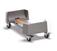 Durable 60L Linkable Bin Trolley - Robust Modular Waste Trolley in Dark Grey | Size: 1 Pack Durable Dark Grey 1 Pack