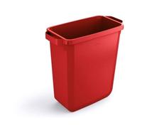 Durable 60L Waste Bin Red | Rectangular Recycling Bin | Food Bin | DURABIN
