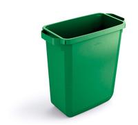 Durable 60L Waste Bin Green - Rectangular Recycling Bin - Food Bin - Durabin | Size: 1 Pack Durable Green 1 Pack