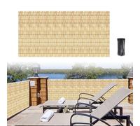 Durable 60x150cm Hand-Woven Privacy Fence Roll - Stylish Black Garden Barrier for Backyard Decor & Enhanced Privacy, Perfect for Outdoor Spaces
