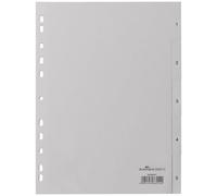 DURABLE Hunke &Jochheim Index Polypropylene 1-15, Grey, A4 215/230 x 297 MM, 15 Sheets