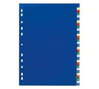 Durable 675627 Numerical Index File with Colour Tabs 1-31 and Universal Hole Punching Assorted Colours