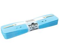 Durable 690106 Flexi Fastener Binders Plastic Holder with Universal Perforations 60/80 - 80 mm Spacing - Size 34 x 150 mm - Optimal Capacity 200 Sheets - Colors Blue lot of 250