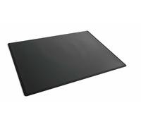Durable Clear Overlay Non-Slip Desk Mat Notes Protector Pad, 53x40cm, Black - 72