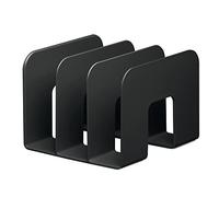 Durable Eco Recycled Plastic Magazine Stand Desk File Holder Organiser, Black