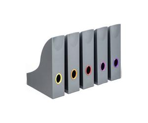 Durable 776101 Magazine file Black Plastic 1 pcs Magazine Files