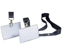 Durable 821719 Click Fold Name Badge with Neck Strap 54 x 90 mm (Pack of 10) 54