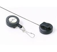 Durable Badge Reel with Snap Fastener in Charcoal Pack of 10 Ideal for Secur