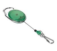 Durable 832705 Jojo Style Retractable Reel Clip with Spring Clip - Green , Pack of 1