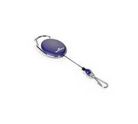 Durable 832707 Jojo Style Retractable Reel Clip with Spring Clip - Dark Blue, Pack of 1, 850mm