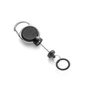 Durable 836901 Retractable Reel for Hand sanitiser, Extra Strong with Magnet, Pack of 1 Piece, Black