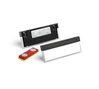 Durable 850501 Select Name Badge with Magnet 17 mm x 67 mm - Black (Pack of 25)