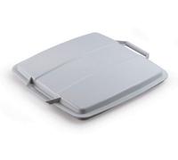 Durable Durabin 90L Square Recycling Bin Lid, Food & Freezer Safe, Grey