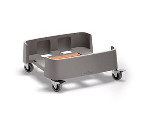 Durable 90L Linkable Bin Trolley - Robust Modular Waste Trolley for DU